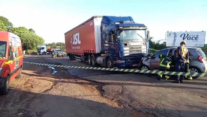 Mulher morre em acidente na BR 285 em Carazinho