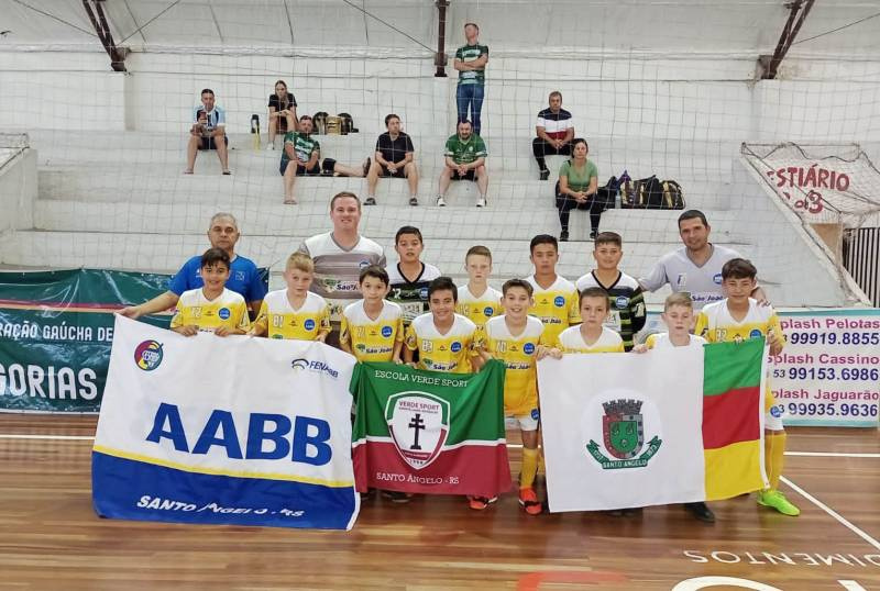 Santo Ângelo é destaque estadual no futebol e futsal infantil