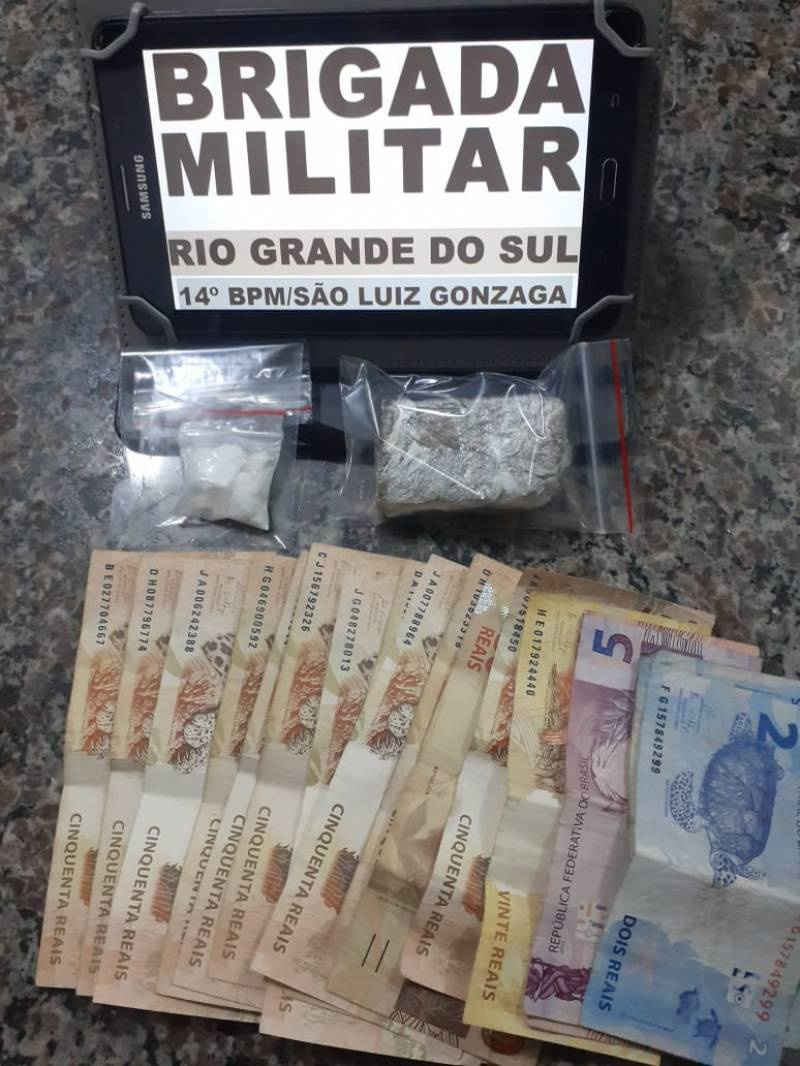 Homem é preso com drogas na BR 285, em São Luz Gonzaga