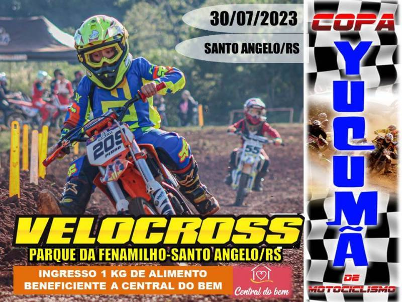 Copa de Velocross arrecadará alimentos para a Central do Bem