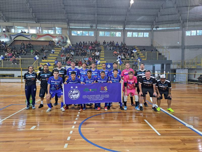 Sub-13 e Sub-15 da ASAF goleiam pela Liga Gaúcha