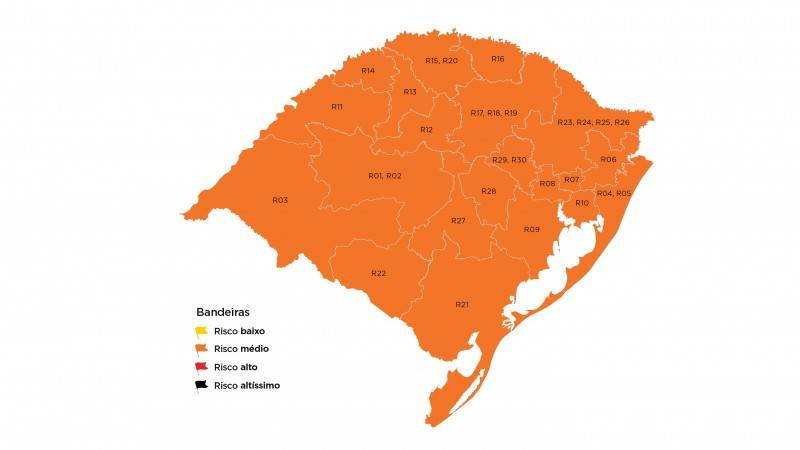 Distanciamento Controlado volta a ficar todo laranja na 26ª rodada