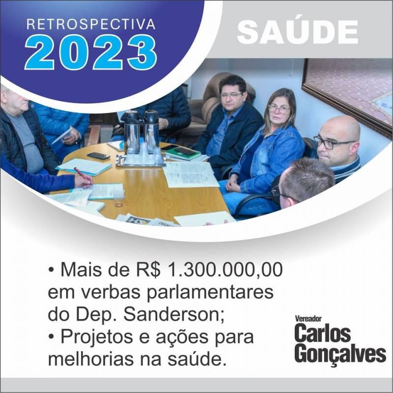 Carlos Gonçalves: em 2023 lutamos e conquistamos muito para a saúde pública, e não ser