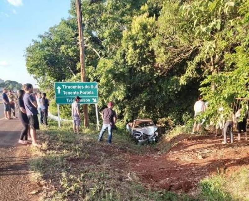 Acidente na BR-468 em Três Passos deixa feridos