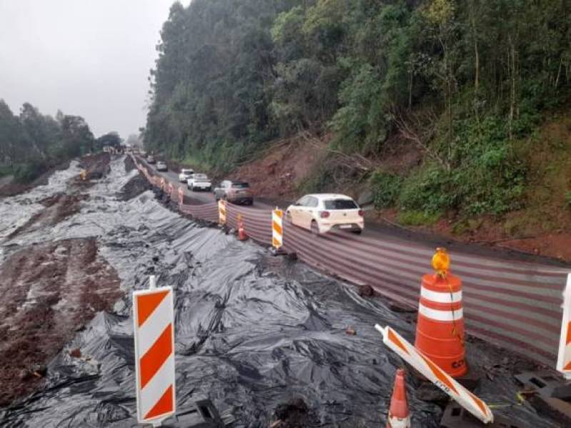 BR-386 terá bloqueio total em Pouso Novo no sábado