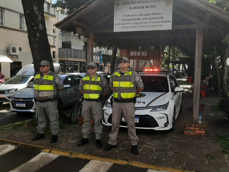 Brigada Militar reforça o policiamento no comércio de Santo Ângelo