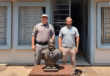 Brigada Militar recebe busto em homenagem ao soldado Fabiano Heck Lunkes