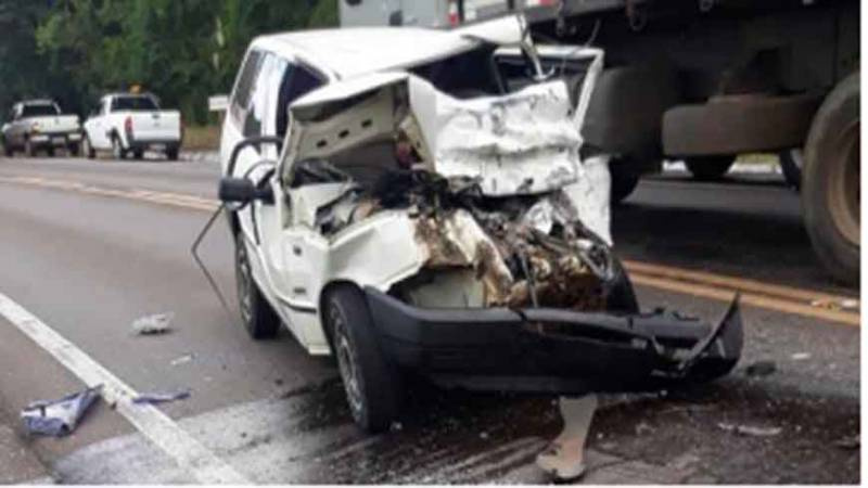Grave acidente é registrado próximo ao trevo de Severiano de Almeida