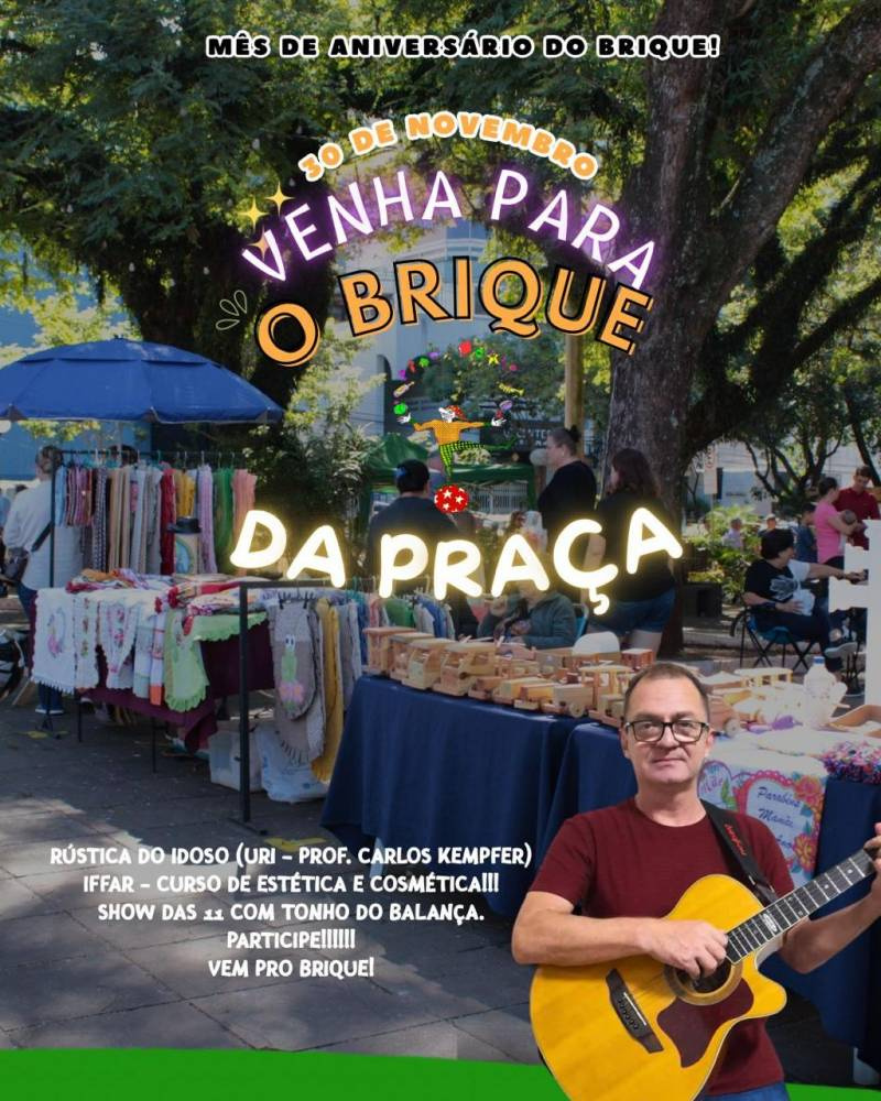 Rústica do Idoso movimenta Brique da Praça no domingo,30