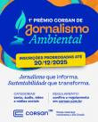 Prêmio Corsan de Jornalismo Ambiental prorroga inscrições até 20 de dezembro