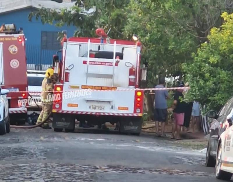 Incêndio destrói Residência no Bairro industrial em Ijuí