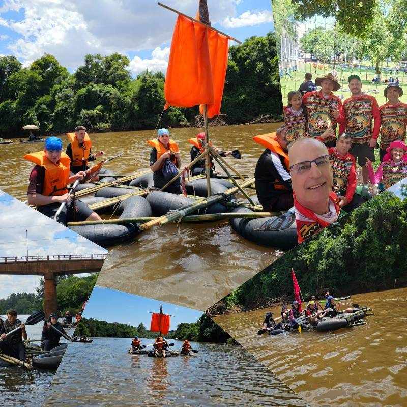 Escoteiros vivem fim de semana de aventura e superação durante o 1º Downrio em Santo Ângelo