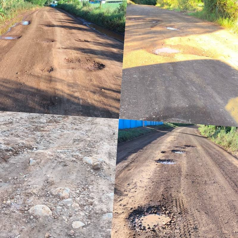 Moradores do interior de Santo Ângelo denunciam abandono das estradas e cobram providências