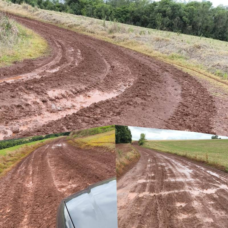 Estradas do interior de Santo Ângelo sem conservação revoltam comunidades rurais