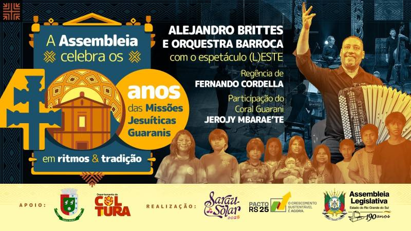 Espetáculo pelos 400 anos das Missões Jesuíticas Guaranis é neste final de semana em Santo Ângelo e São Miguel das Missões