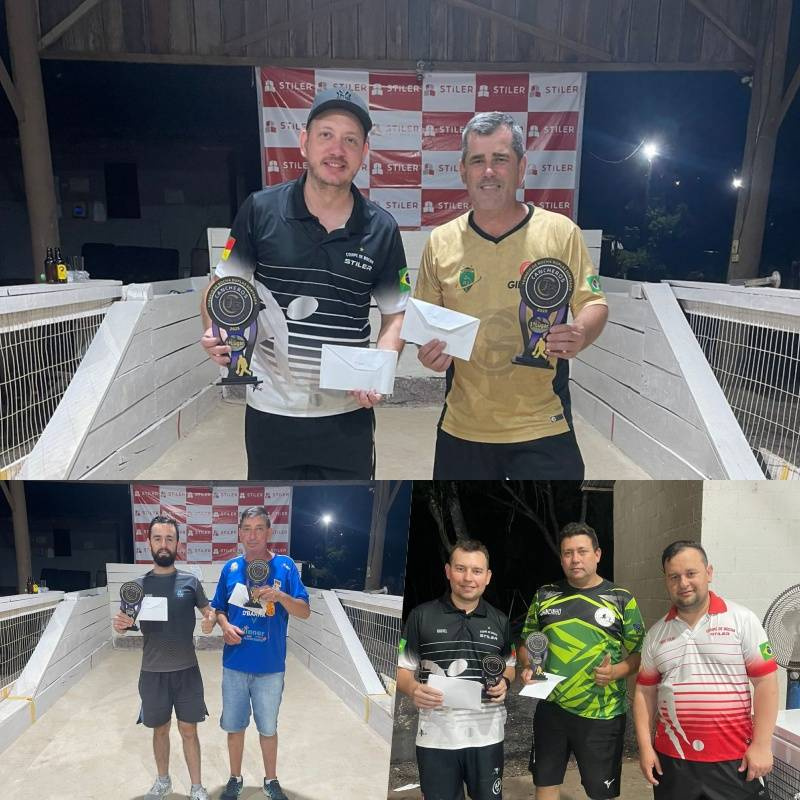 Cleber Machado e Girardi conquistam o título do Torneio Cancheros da Bocha