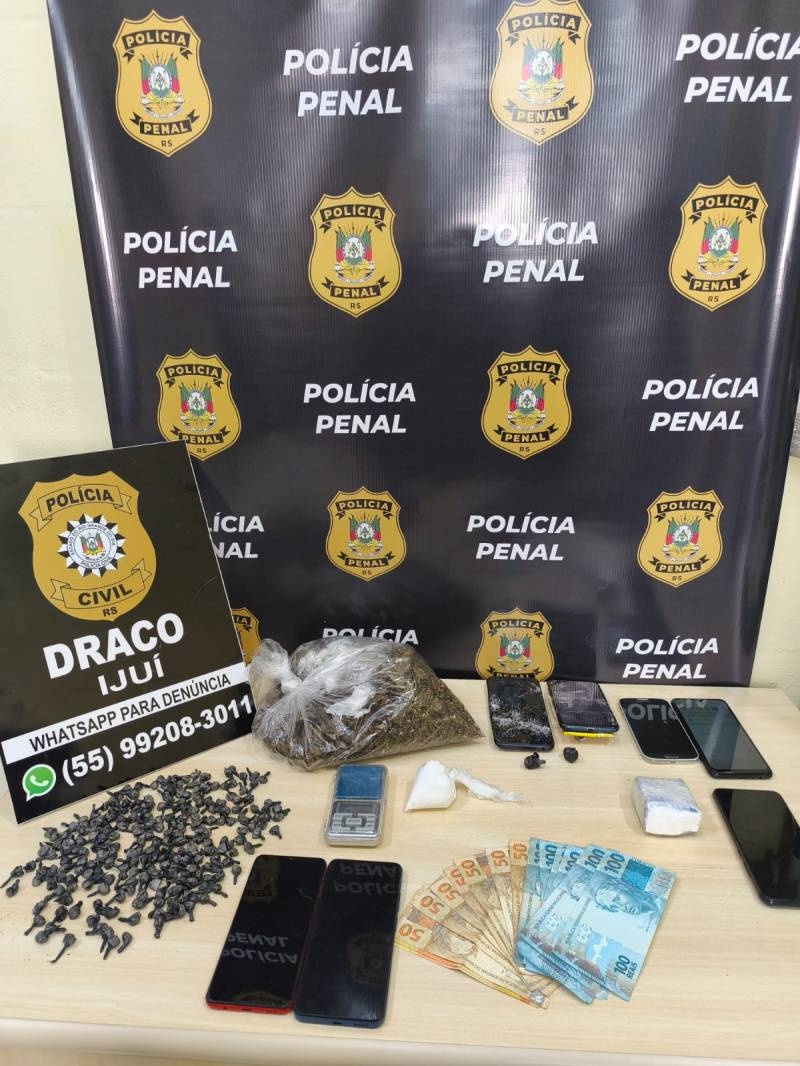 Draco e Policia Penal realizam apreensões na Modulada de Ijui