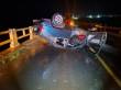 Acidente na BR-285 sobre a ponte do Rio Potiribu deixa feridos na noite desta sexta-feira (16)