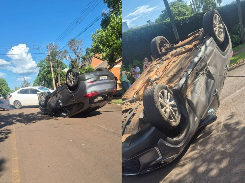 Acidente de trânsito deixa dois feridos no bairro Storch, em Ijuí