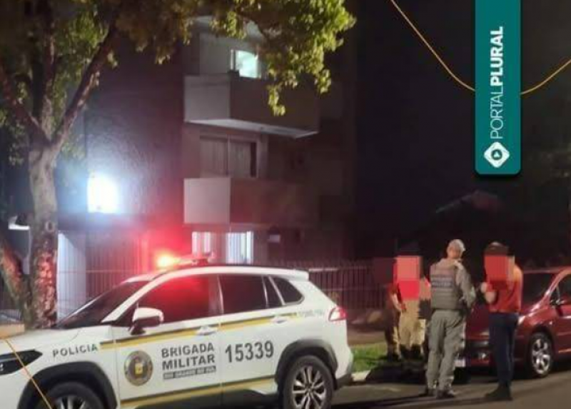 Disparos deixam mulher e criança feridas no centro de Santa Rosa