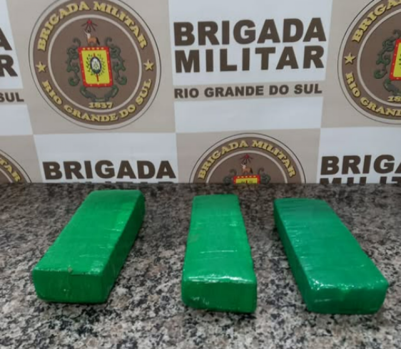Briga Militar prende individuo por tráfico de drogas e crime de trânsito em Santo Ângelo