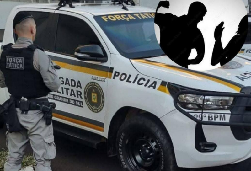 Gestante sofre violência doméstica em condomínio de Ijui. Agressor foi preso em flagrante