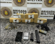 Brigada Militar prende dois por tráfico de drogas e porte ilegal de arma em Santo Ângelo