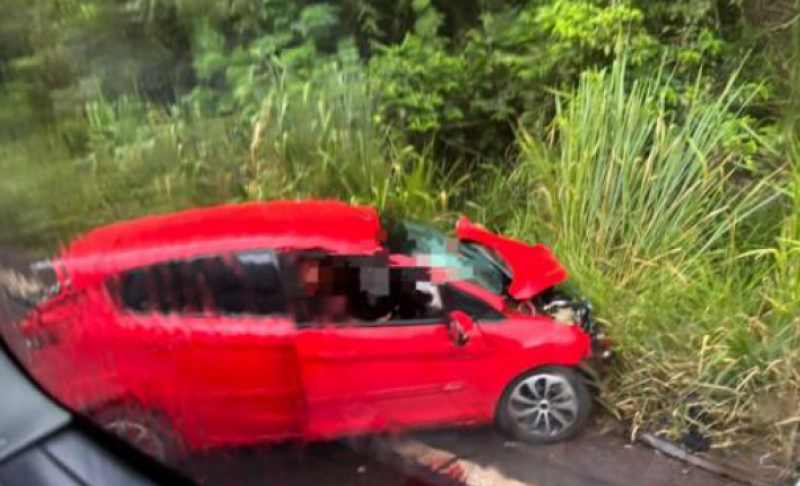 Acidente entre carro e caminhão é registrado na RSC-472, entre Três Passos e Tenente Portela