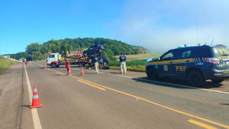 Adolescente morre em colisão frontal na BR-480, em Erechim