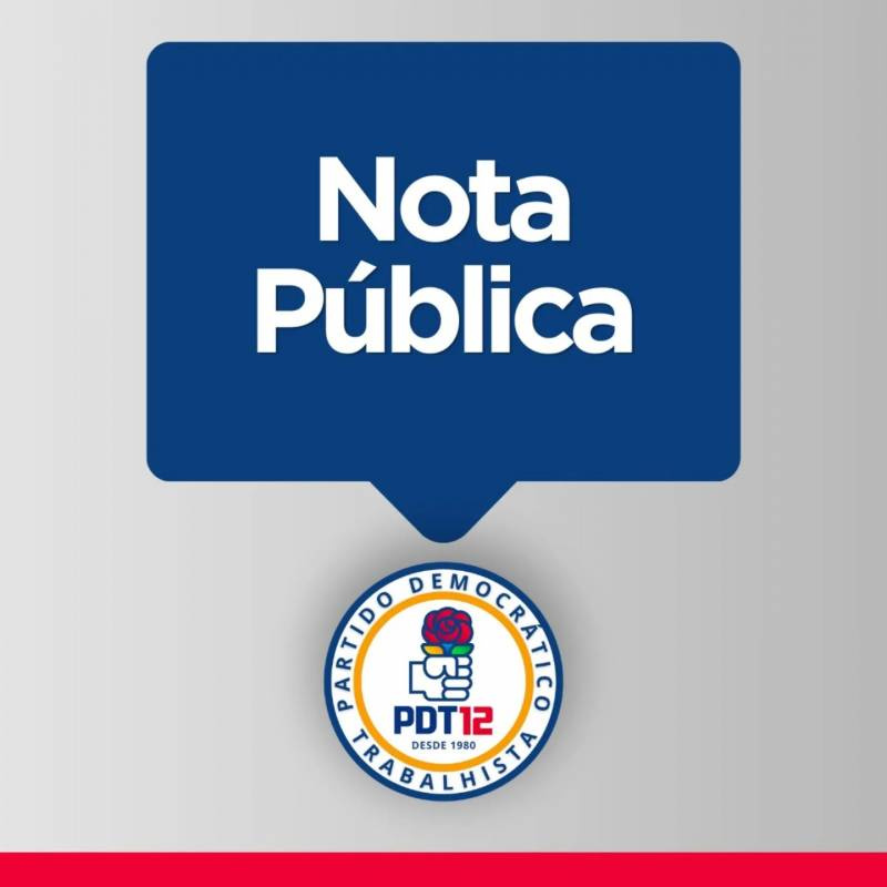 PDT no RS lança nota pública rebatendo 