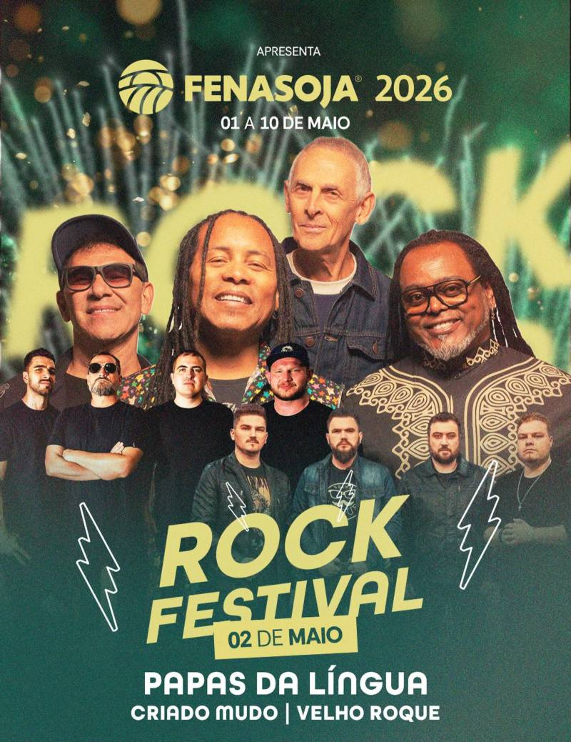 Fenasoja anuncia Rock Festival e amplia diversidade de shows na edição 2026