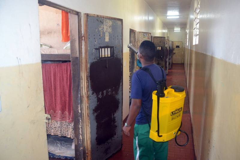 Saúde inicia sanitização no Presídio Regional de Santo Ângelo