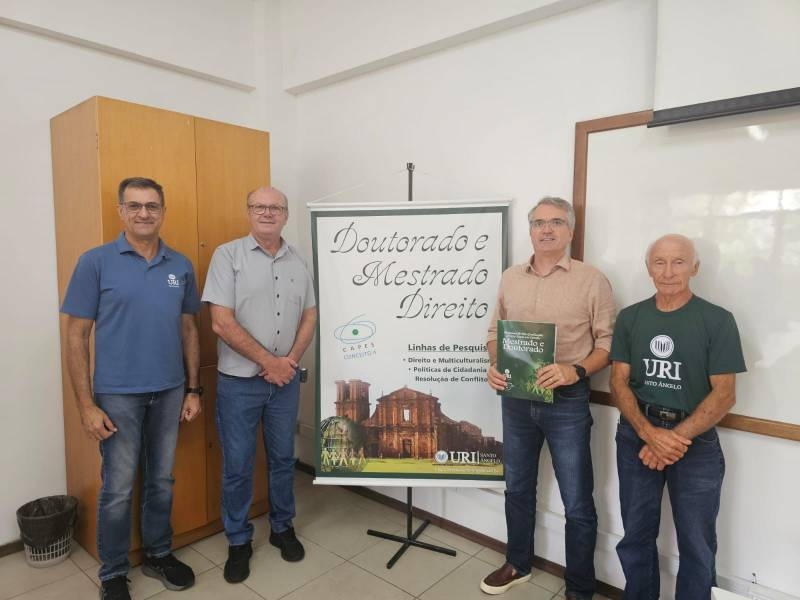 URI Santo Ângelo nomeia novos coordenadores para o Programa de Pós-Graduação em Direito