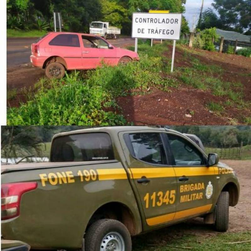 Após confronto, BM prende autor de roubo de veículo em Santa Rosa