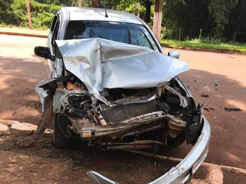 Acidente deixa condutor ferido em São Luiz Gonzaga
