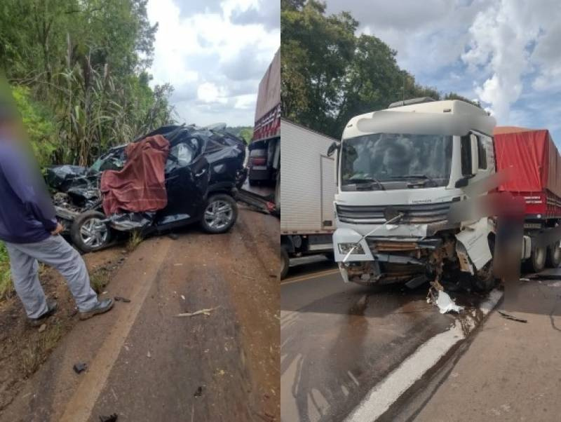 Colisão deixa um morto na BR-285, em Bozano