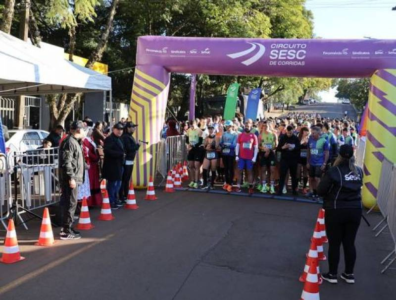 Etapa de Ijuí do Circuito Sesc de Corridas 2026 será dia 26/04