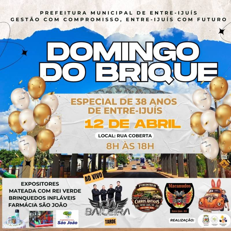 14ª edição do domingo do Brique -especial 38 anos de Entre-Ijuis