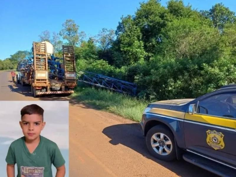 Motorista será ouvido nesta terça-feira por morte de adolescente atingido por pulverizador na BR-285