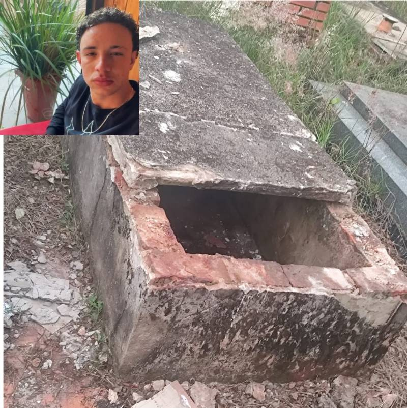 Caso Kauãn: Corpo de jovem desaparecido foi encontrado oculto em túmulo de cemitério