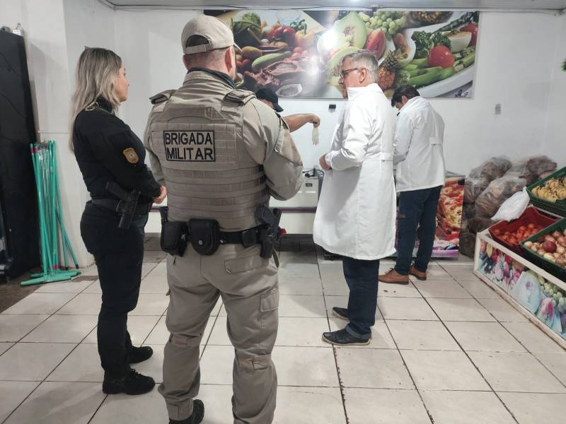 Operação Pampa 2026 apreende mais de 200 quilos de carne imprópria para consumo e prende comerciante em Santo Ângelo