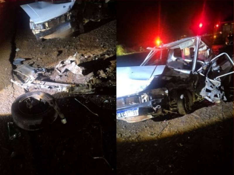 Colisão entre três veículos na ERS-522 deixa homem gravemente ferido e interrompe trânsito em Ijuí