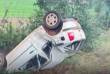 Condutor perde controle e sai da pista na ERS-155 em Santo Augusto