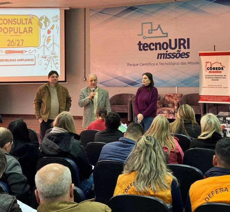 COREDE Missões define as quatro demandas que irão à votação da Consulta Popular 2026/2027