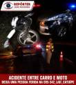 Motociclista fica gravemente ferido em acidente na ERS-342 entre Ijuí e Catuípe