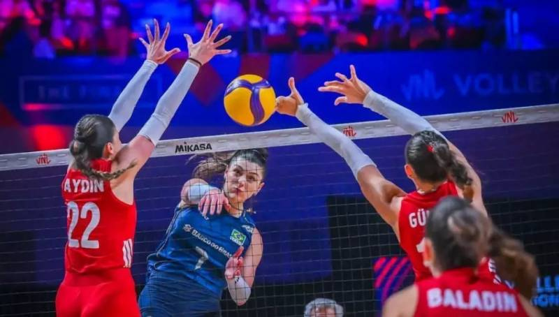 Turquia derrota o Brasil e conquista o título da Liga das Nações Feminina