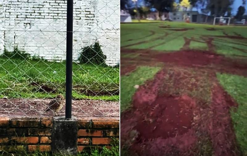 Comunidade recupera campo abandonado, mas ação da prefeitura gera revolta e destrói área preservada por moradores