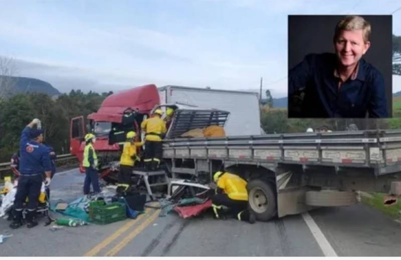 Motorista morto em colisão entre caminhões na BR-282 é identificado 
