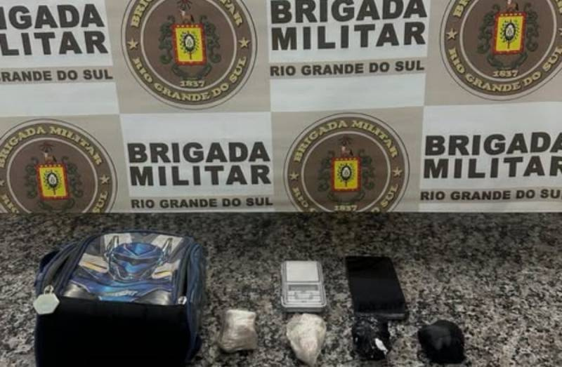 Mulher é presa por tráfico de drogas no bairro Vera Cruz, em Santo Ângelo