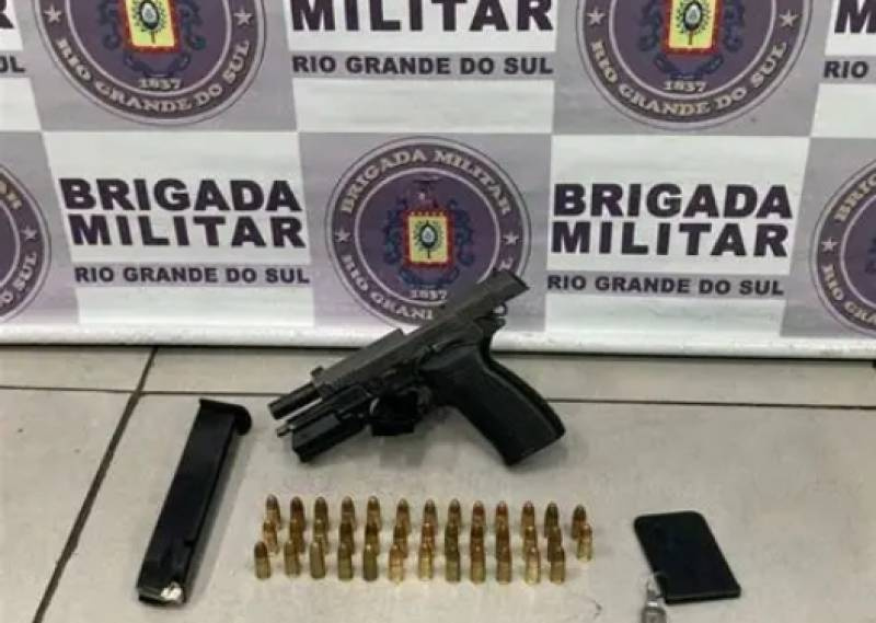 Dois homens são presos pela Brigada Militar após disparos contra residência em Entre-Ijuís